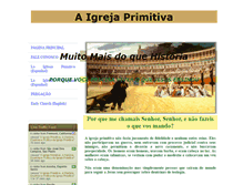 Tablet Screenshot of aigrejaprimitiva.com